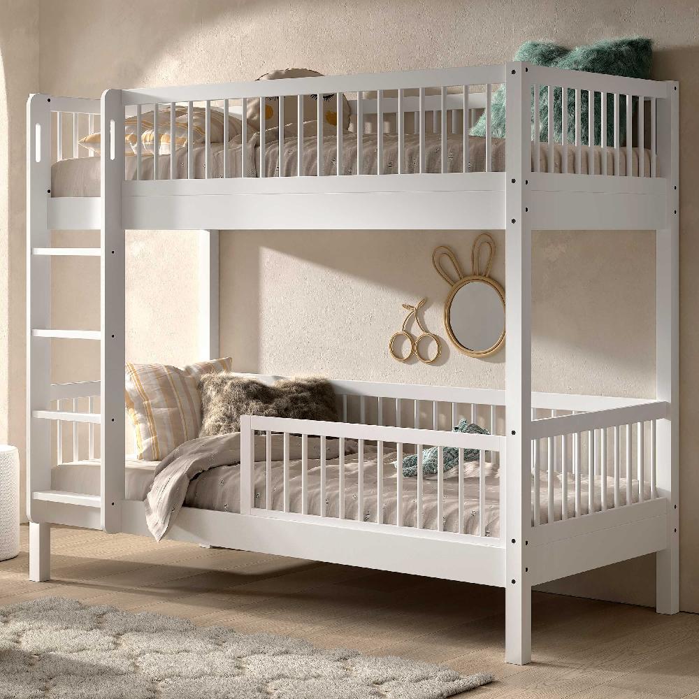 Emob Bedbeveiliging Forrest - Massief Beukenhout - Wit