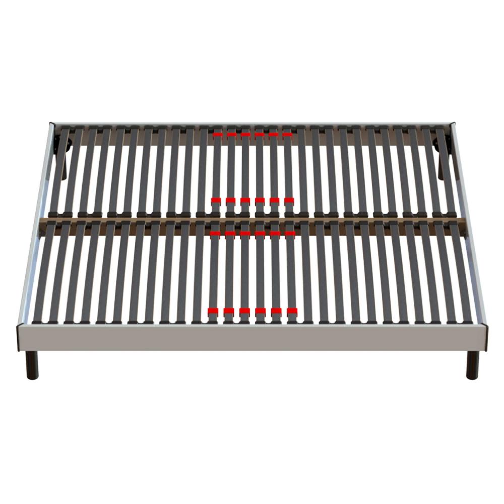 Emob Bedframe Senne 28 Latten 140x200 - Wit