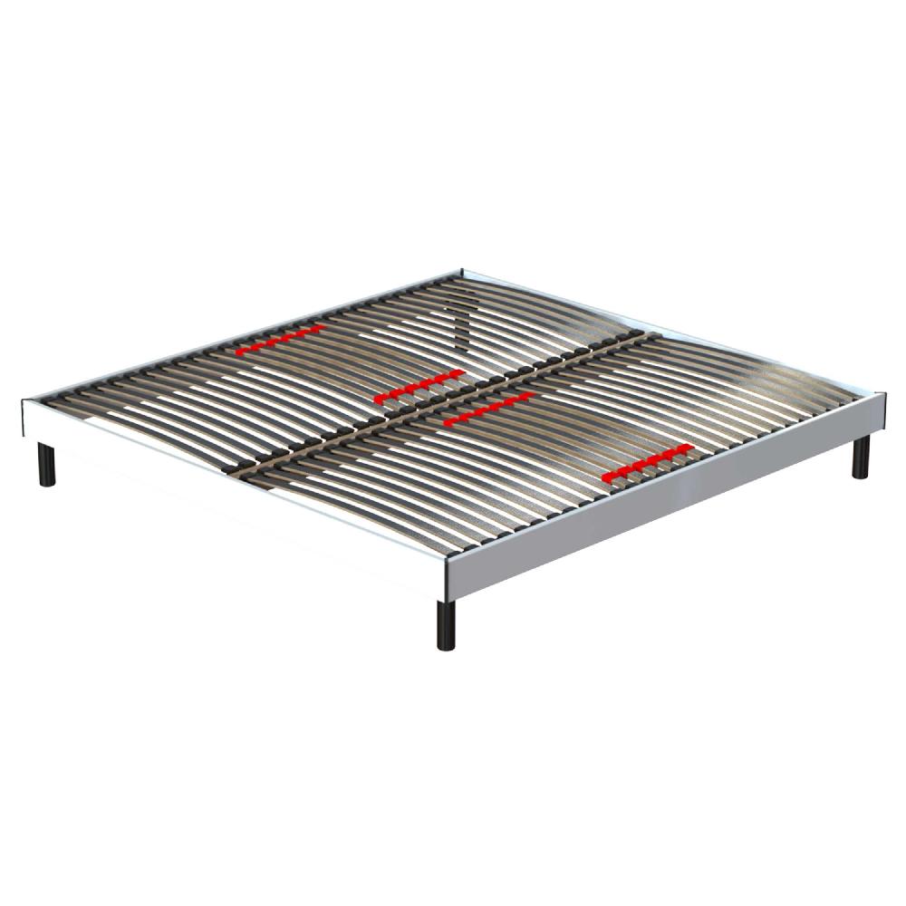 emob Bedframe Senne 28 latten 140x200 - wit