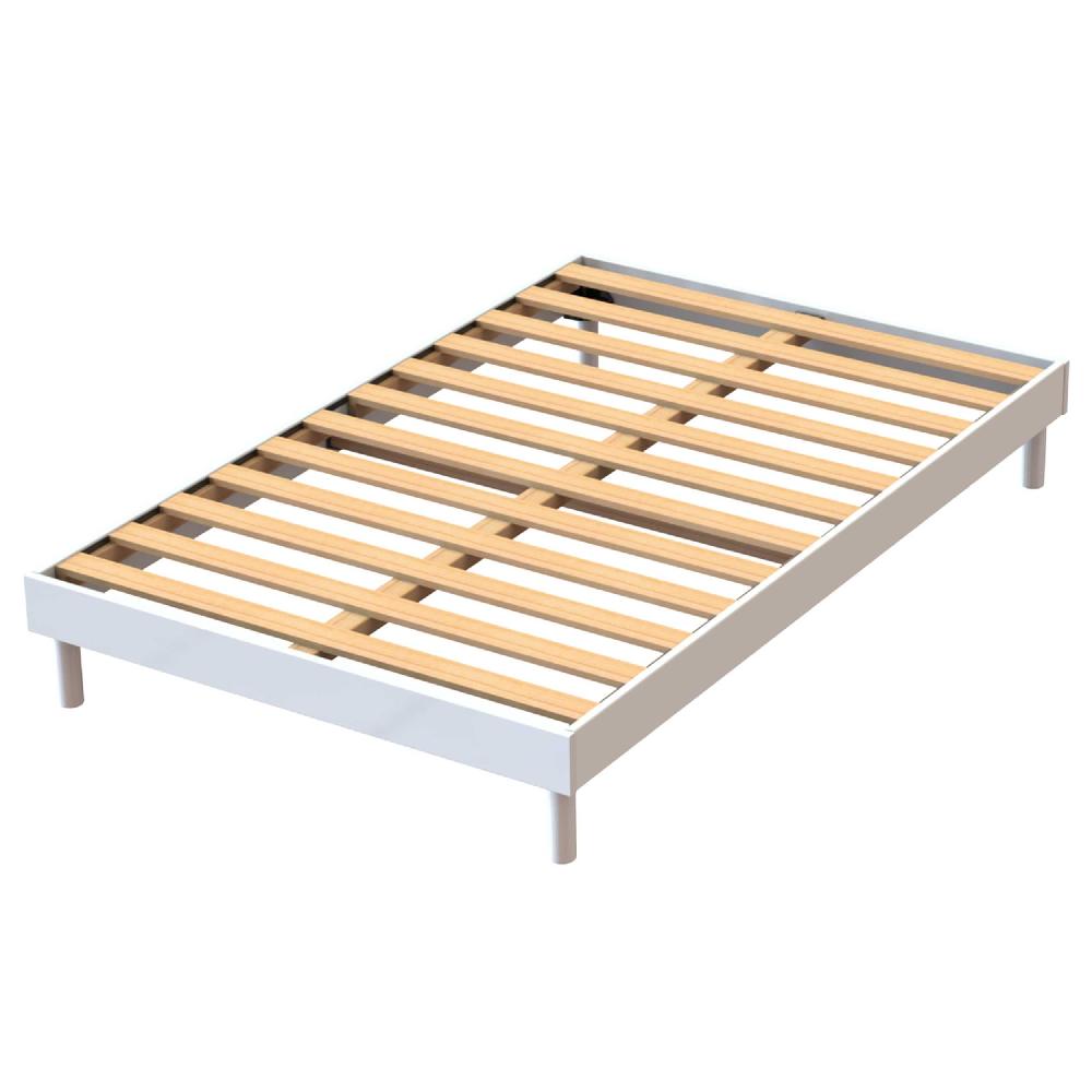 emob Bedframe Tibor 12 latten 140x200 - wit