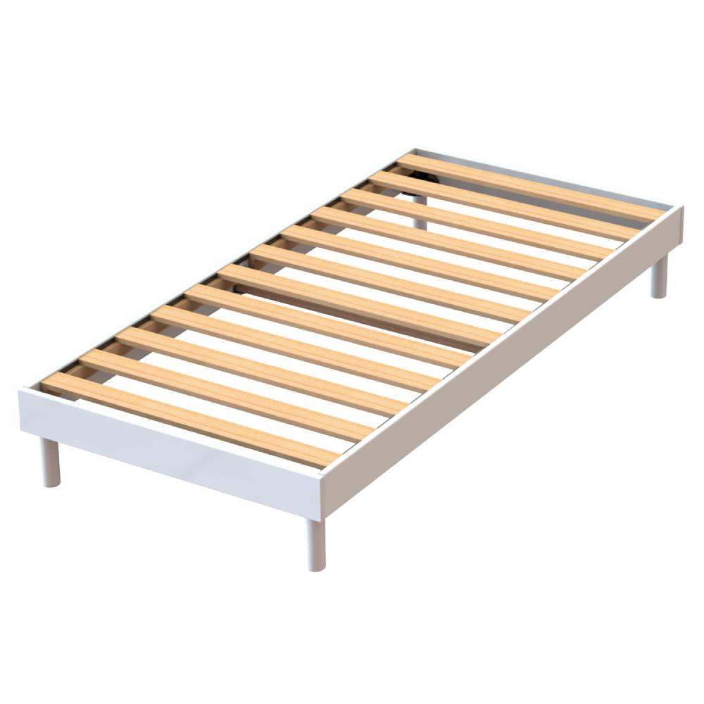 Emob Bedframe Tibor 12 Latten 90x200 - Wit