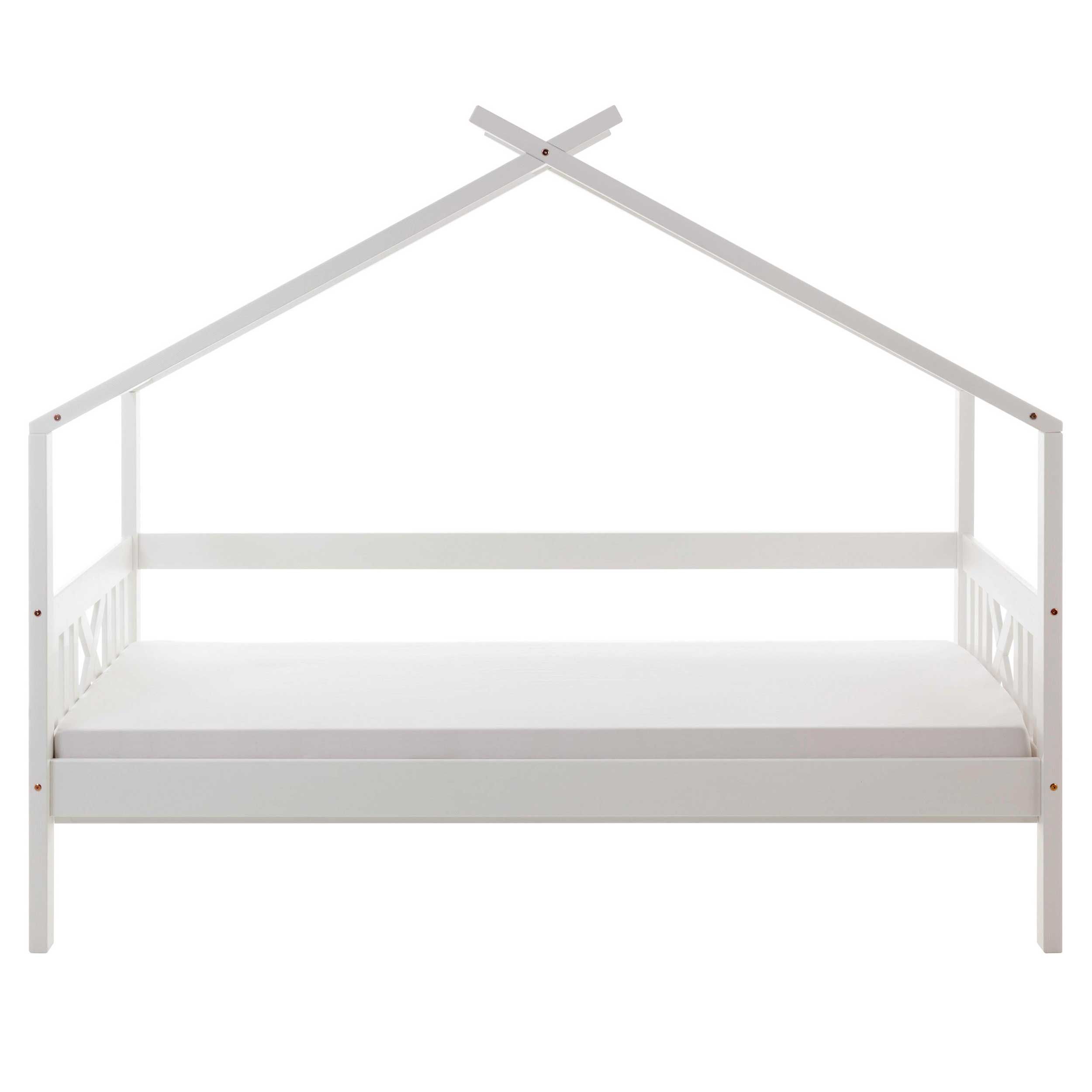 Emob Bedhuisje Leona 90x200 - Met Lattenbodem - Wit