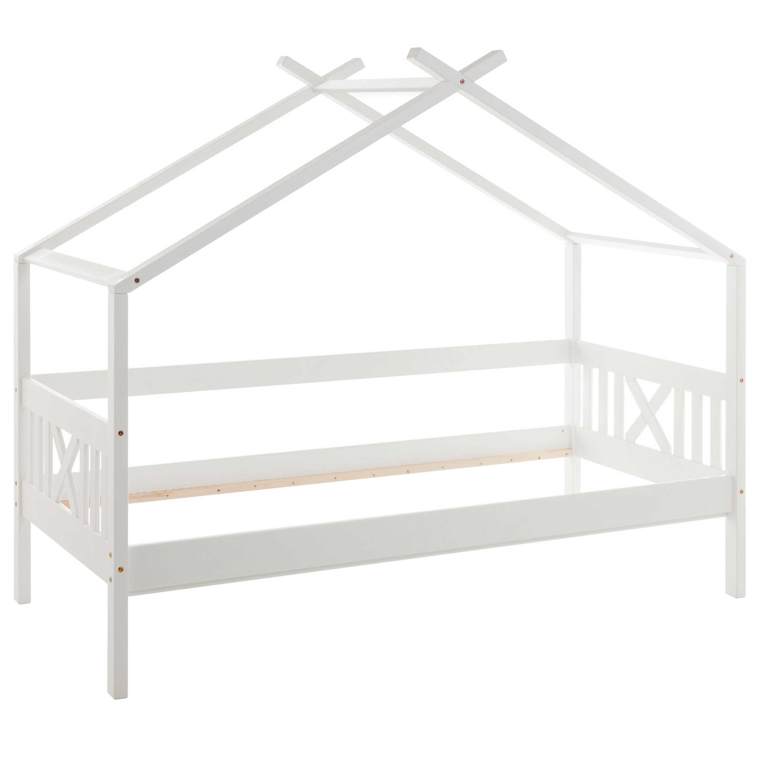 Emob Bedhuisje Leona 90x200 - Met Lattenbodem - Wit