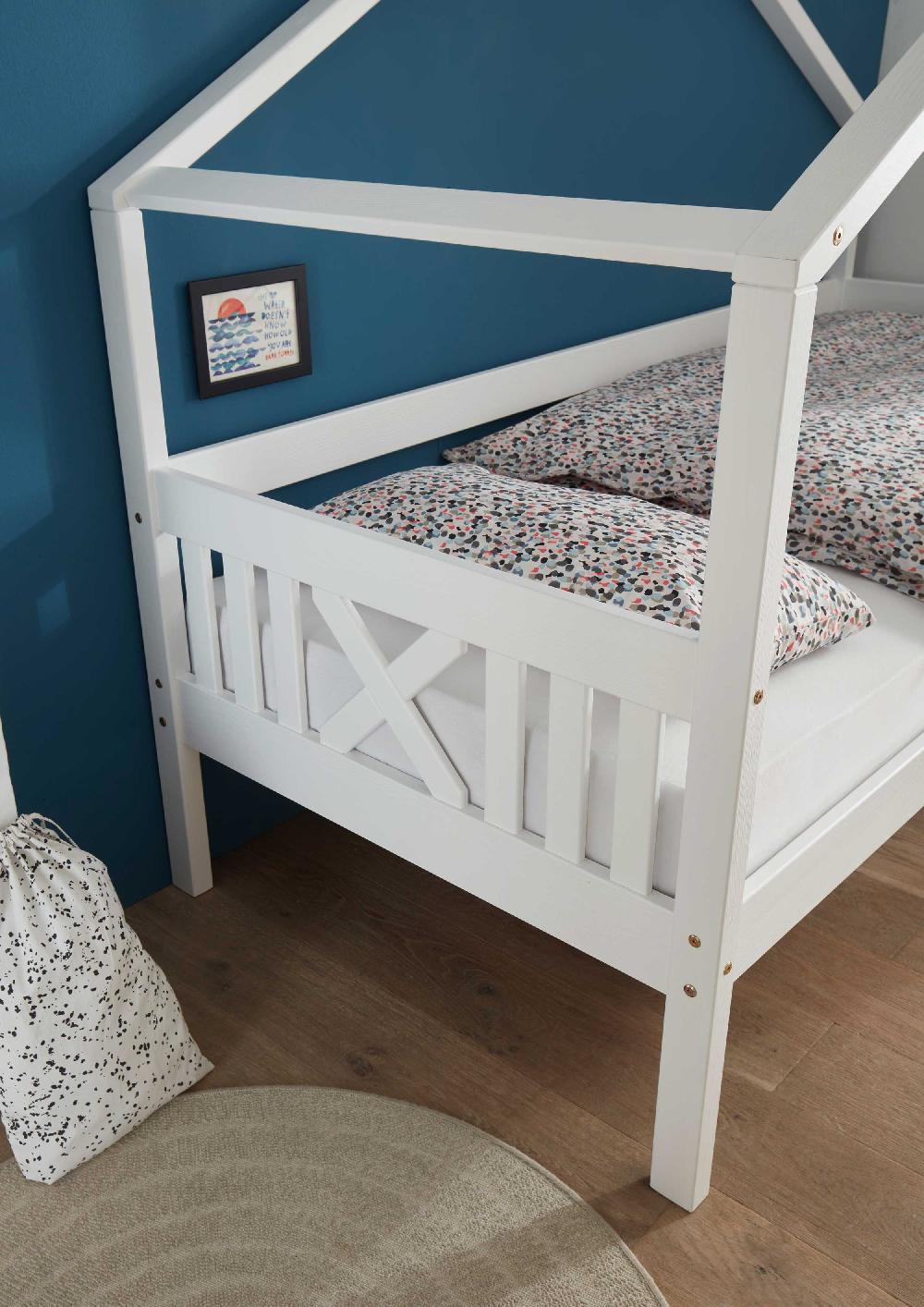 Emob Bedhuisje Leona 90x200 - Met Lattenbodem - Wit
