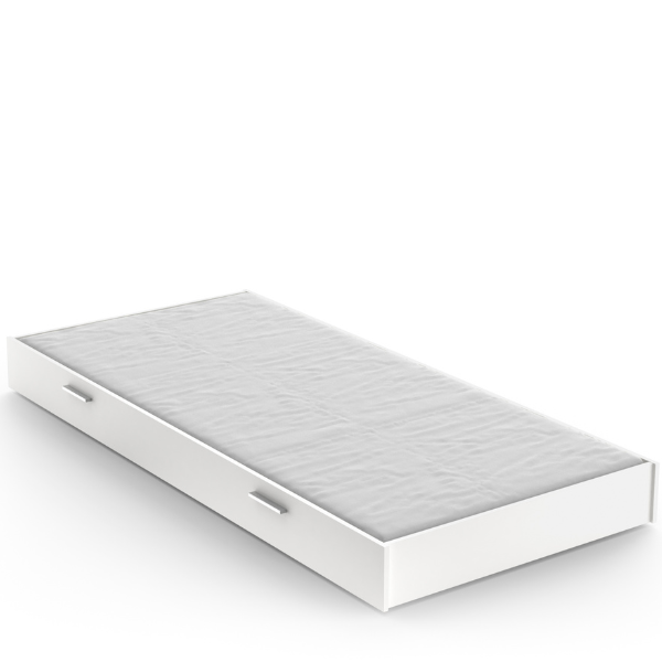 Emob Bedlade Maura 90 X 200 Cm-mat Wit