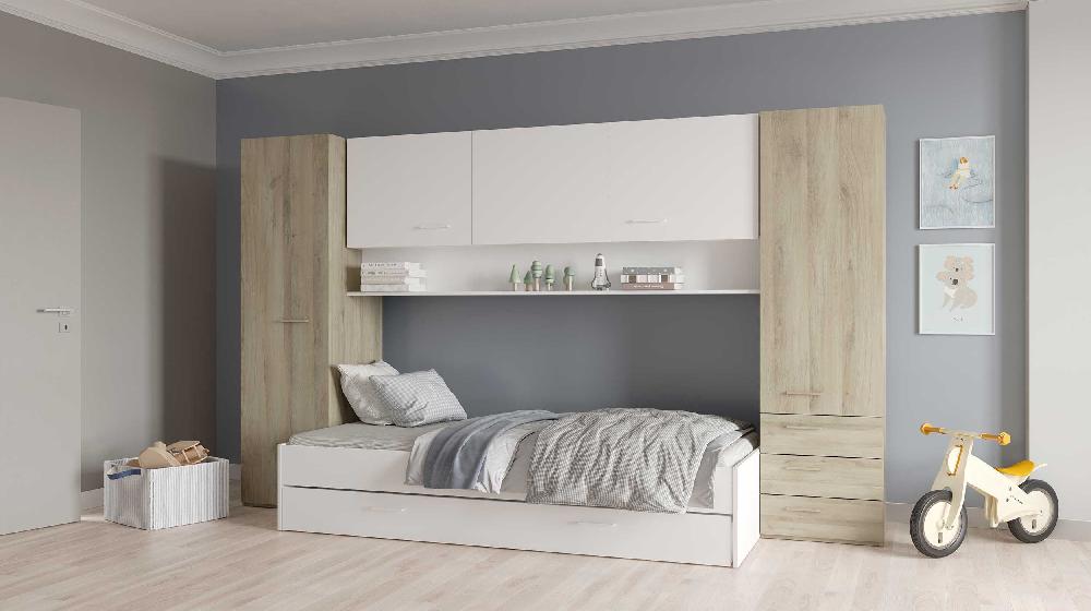Emob Bedlade Tidelle 90 X 200 Cm-mat Wit