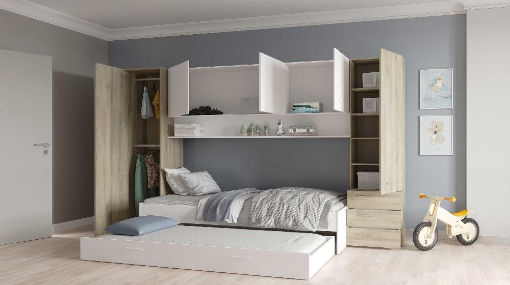 Emob Bedlade Tidelle 90 X 200 Cm-mat Wit