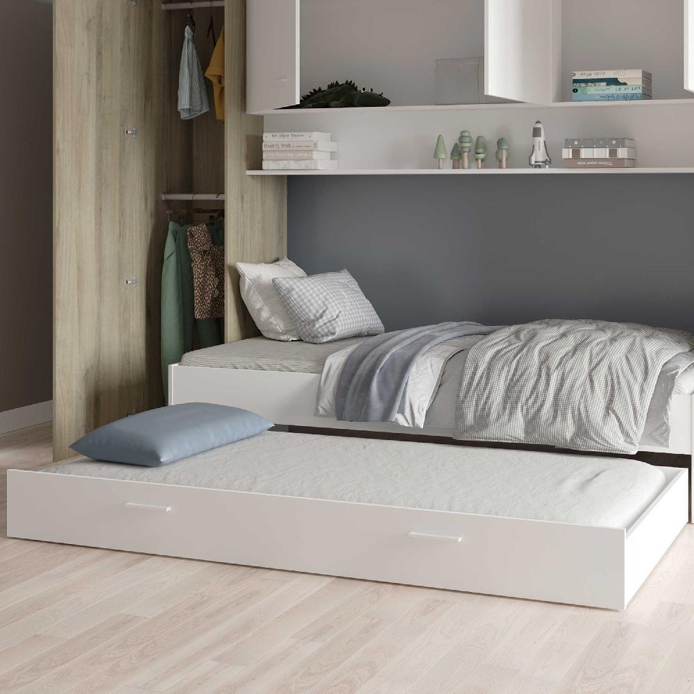 emob Bedlade Tidelle 90 x 200 cm-mat wit