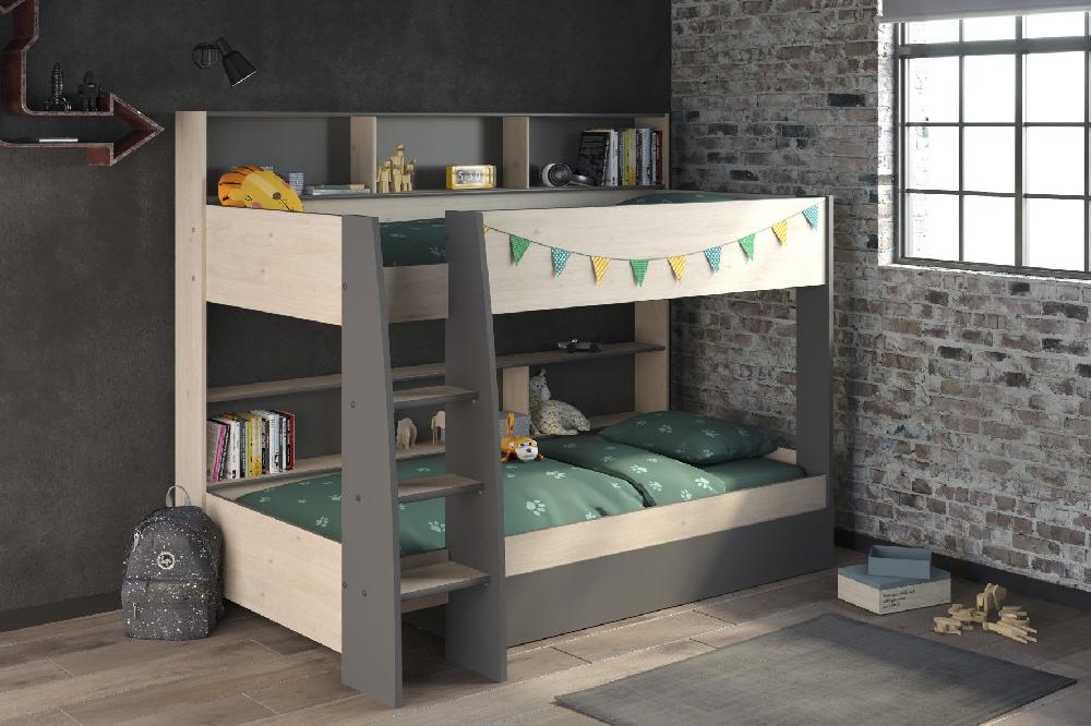 Emob Bedlade Voor Stapelbed Leo - Grijs