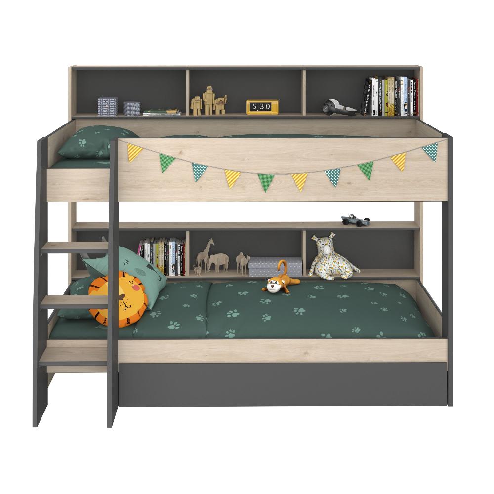 Emob Bedlade Voor Stapelbed Leo - Grijs