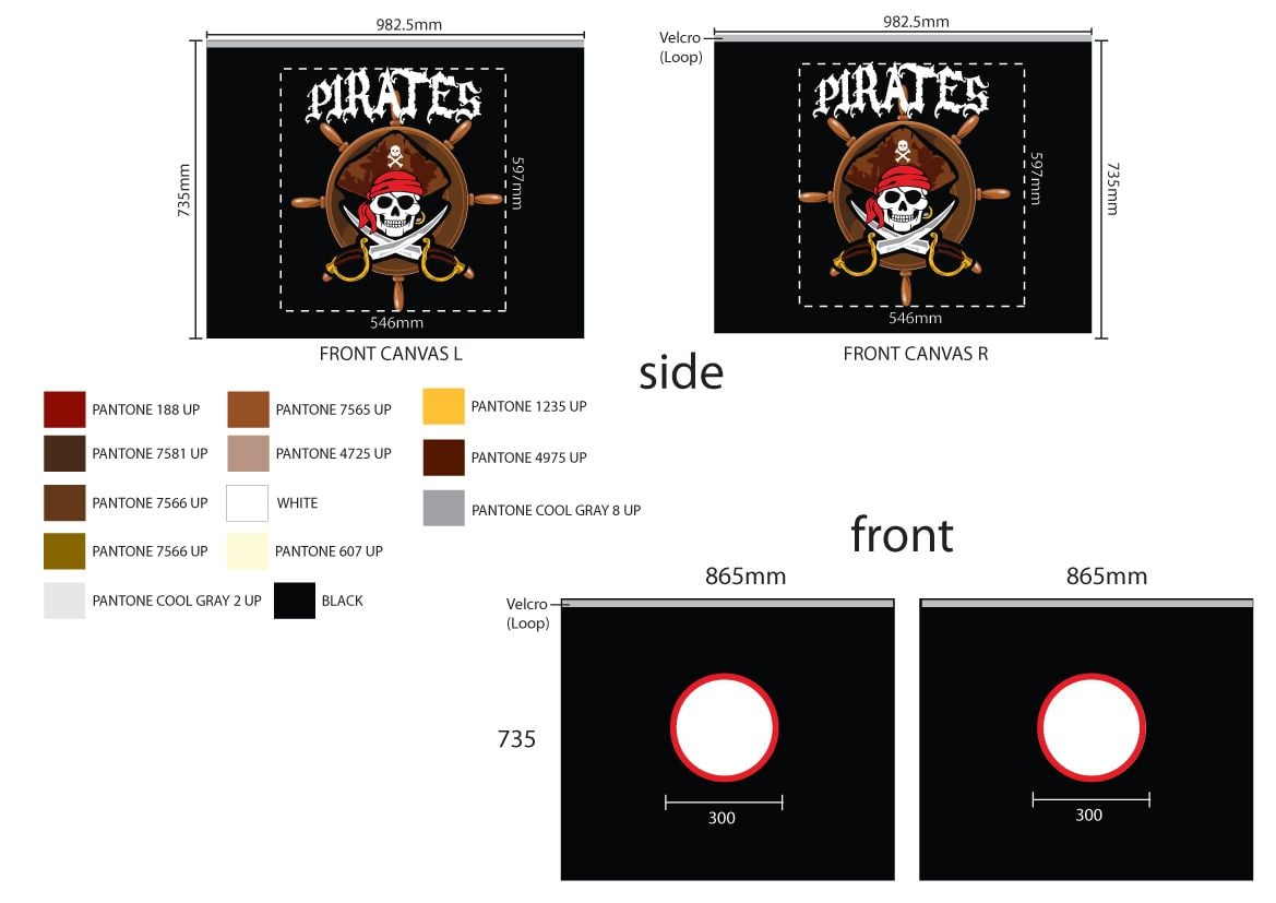 emob Bedtent Pirates