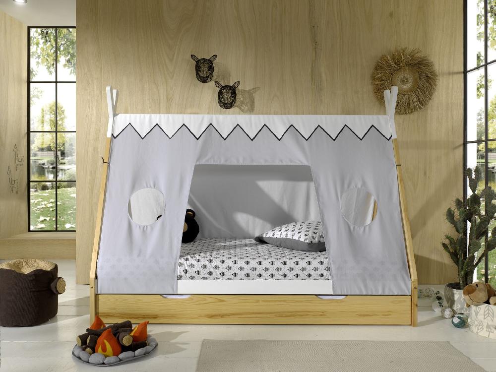 Emob Bedtent Tipi Polyester - Grijs