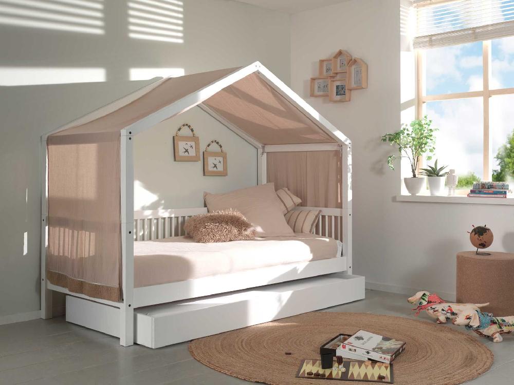 Emob Bedtent Voor Bedhuisje Forrest - Katoen - Roze