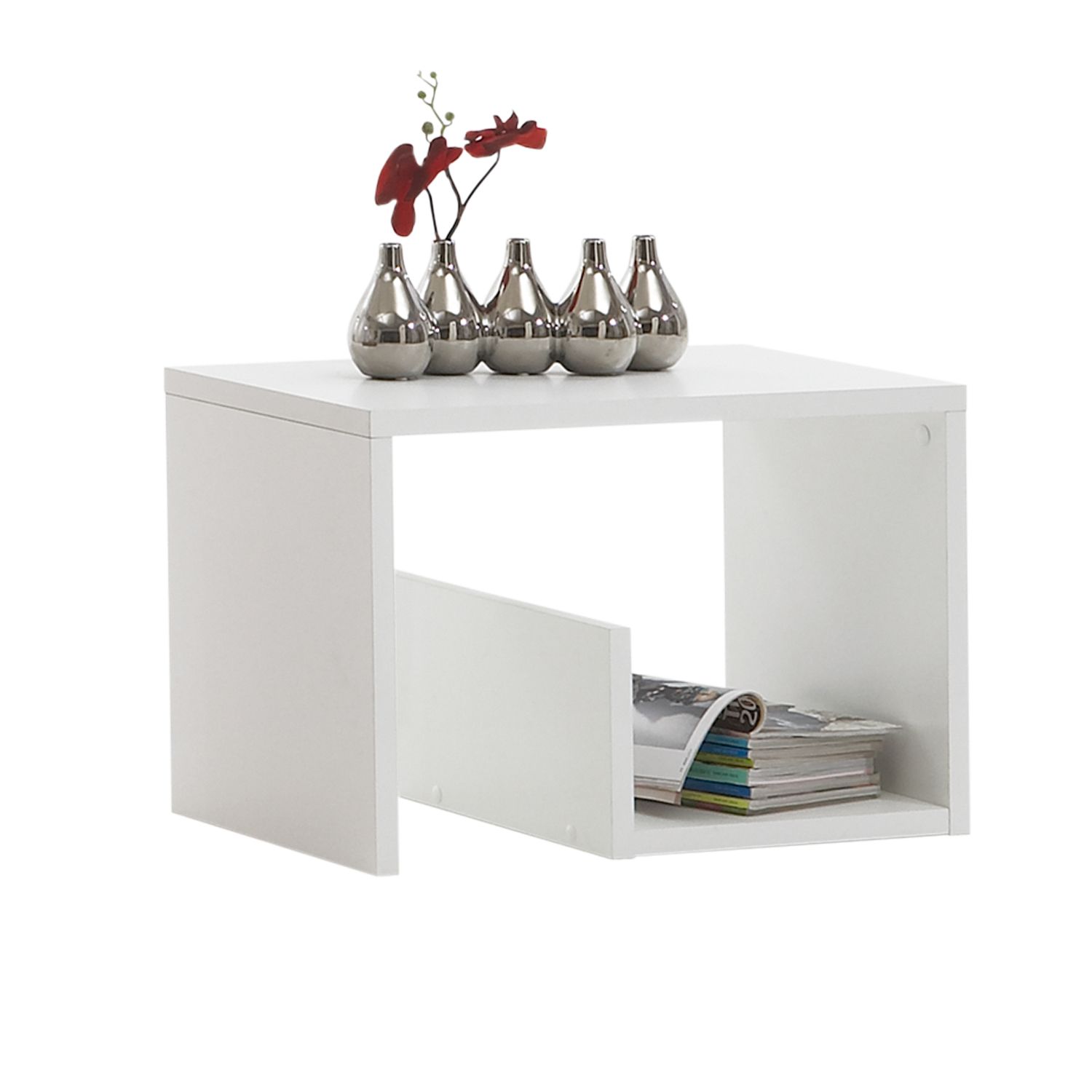 Emob Bijzettafel Mike - Wit