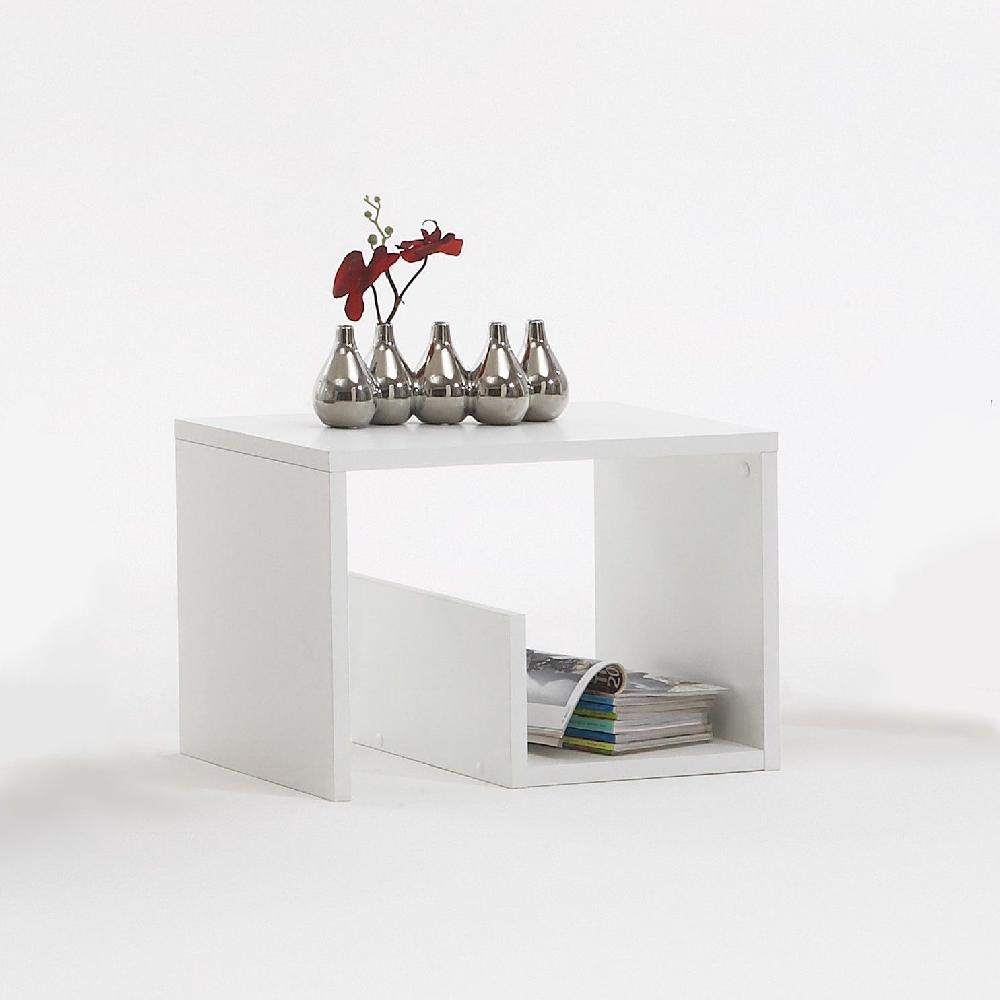 emob Bijzettafel Mike - wit