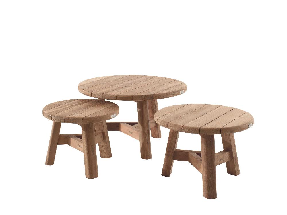 Emob Bijzettafeltje Ferdau Ø50 Voor Buiten - Teak