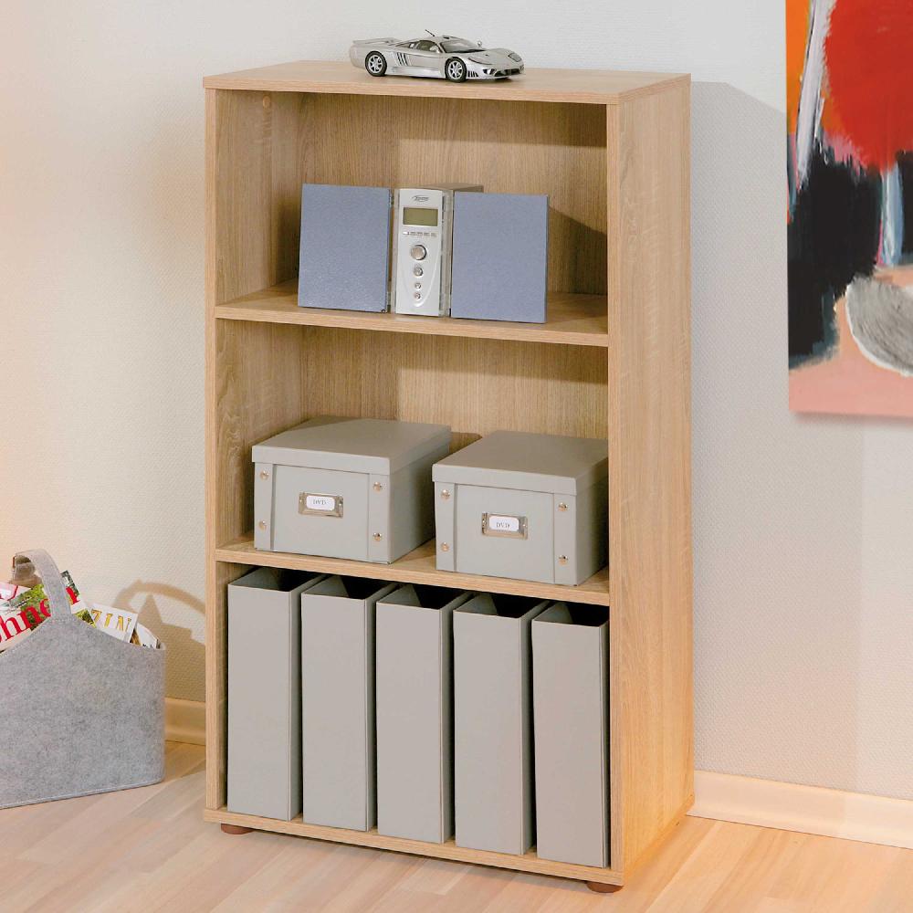 emob Boekenkast Parini 3 vakken - eik