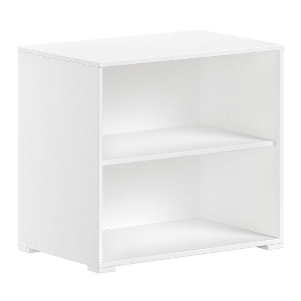 Emob Boekenkast Sam 68x43x62cm - Met 1 Legplank - Wit