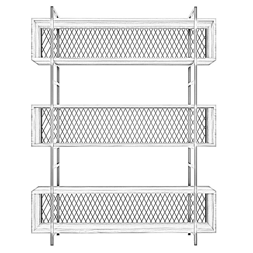 Emob Boekenkast Woody Fashion