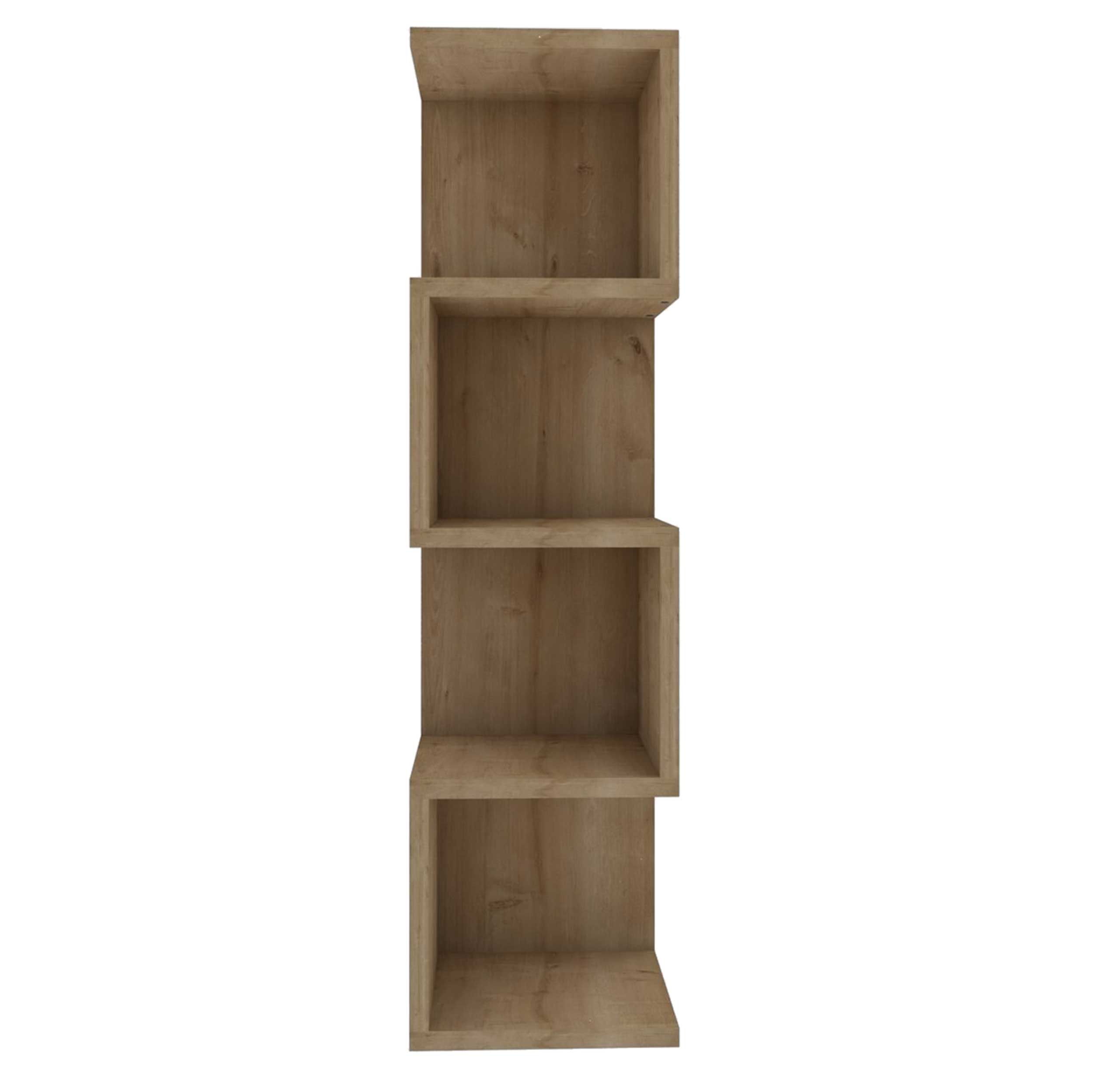 Emob Boekenrek Woody Fashion - 27x25x95cm - Eikdecor