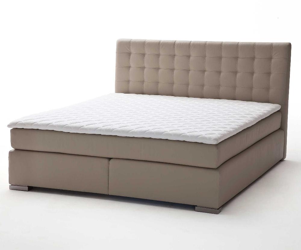 Emob Boxspring Bonita 180x200 Kunstleder - Taupe