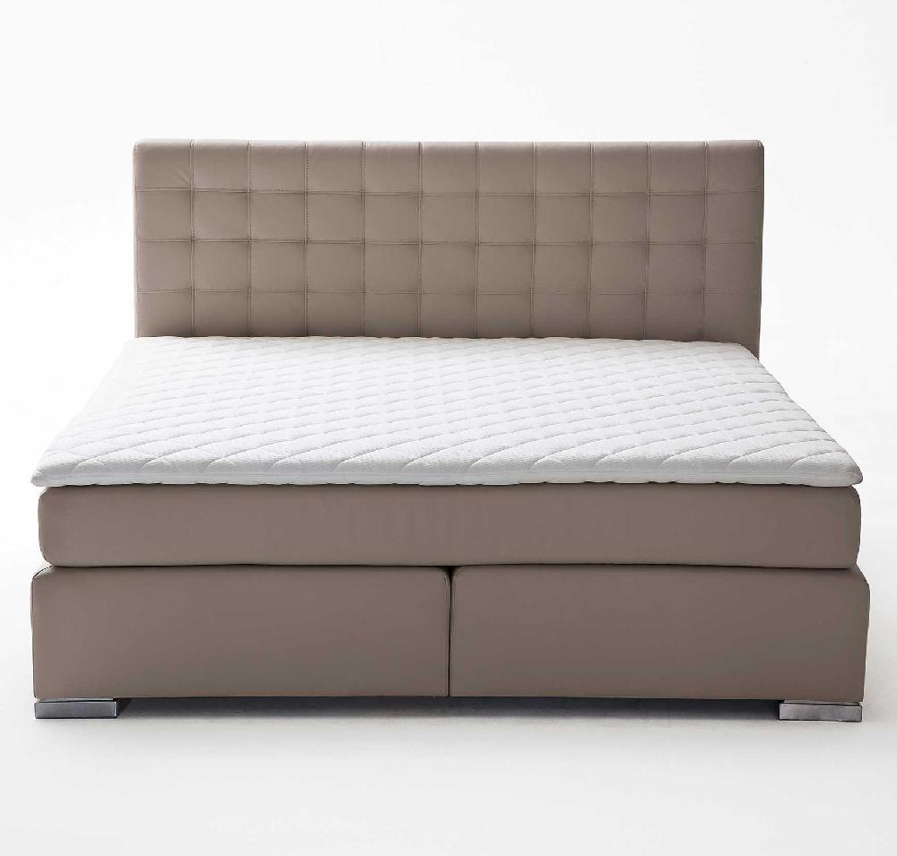 Emob Boxspring Bonita 180x200 Kunstleder - Taupe