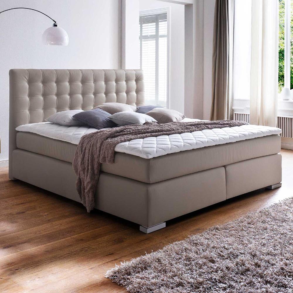 emob Boxspring Bonita 180x200 kunstleder - taupe