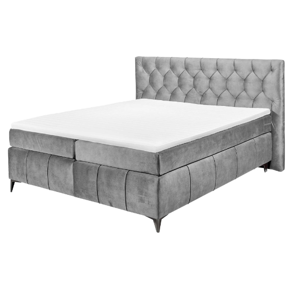 Emob Boxspring Pemberley 160x200cm - Grijs