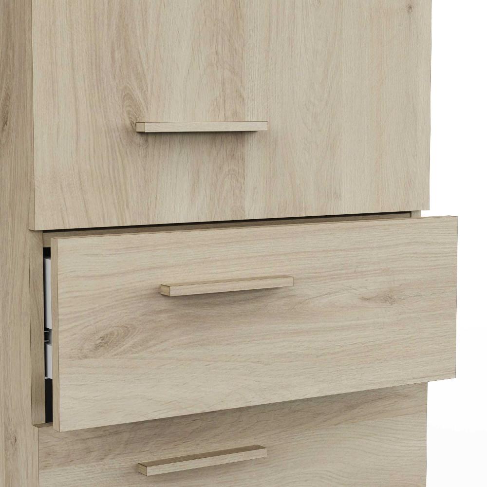 Emob Brugkast Tidelle-mat Wit/eikdecor