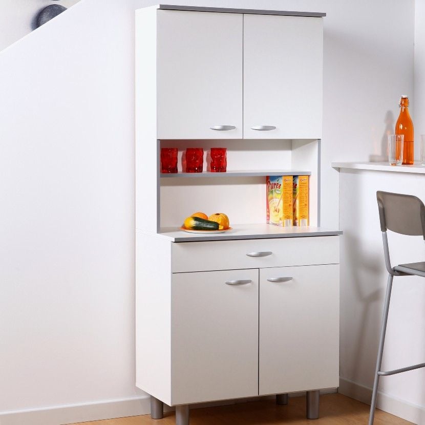 emob Buffetkast Easy 4 deuren & 1 lade - wit
