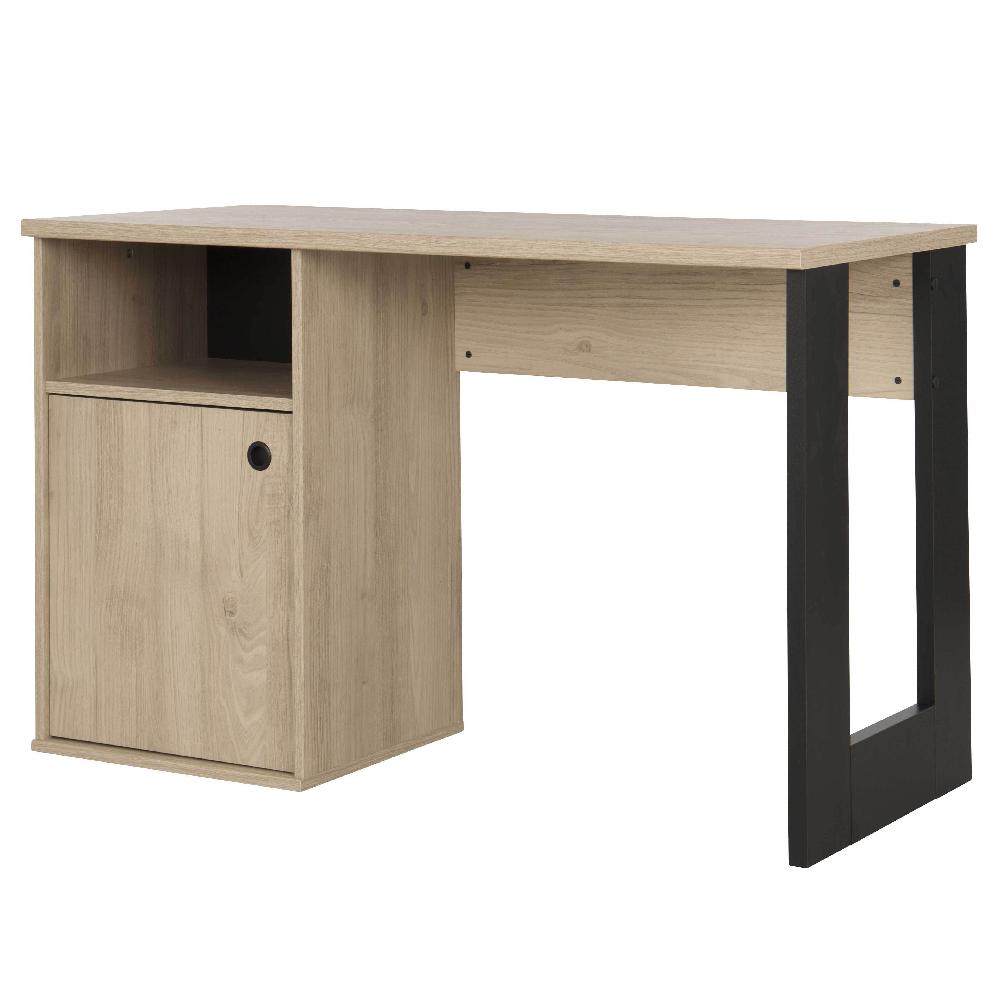 Emob Bureau Dean 120cm Industrieel - Kastanje