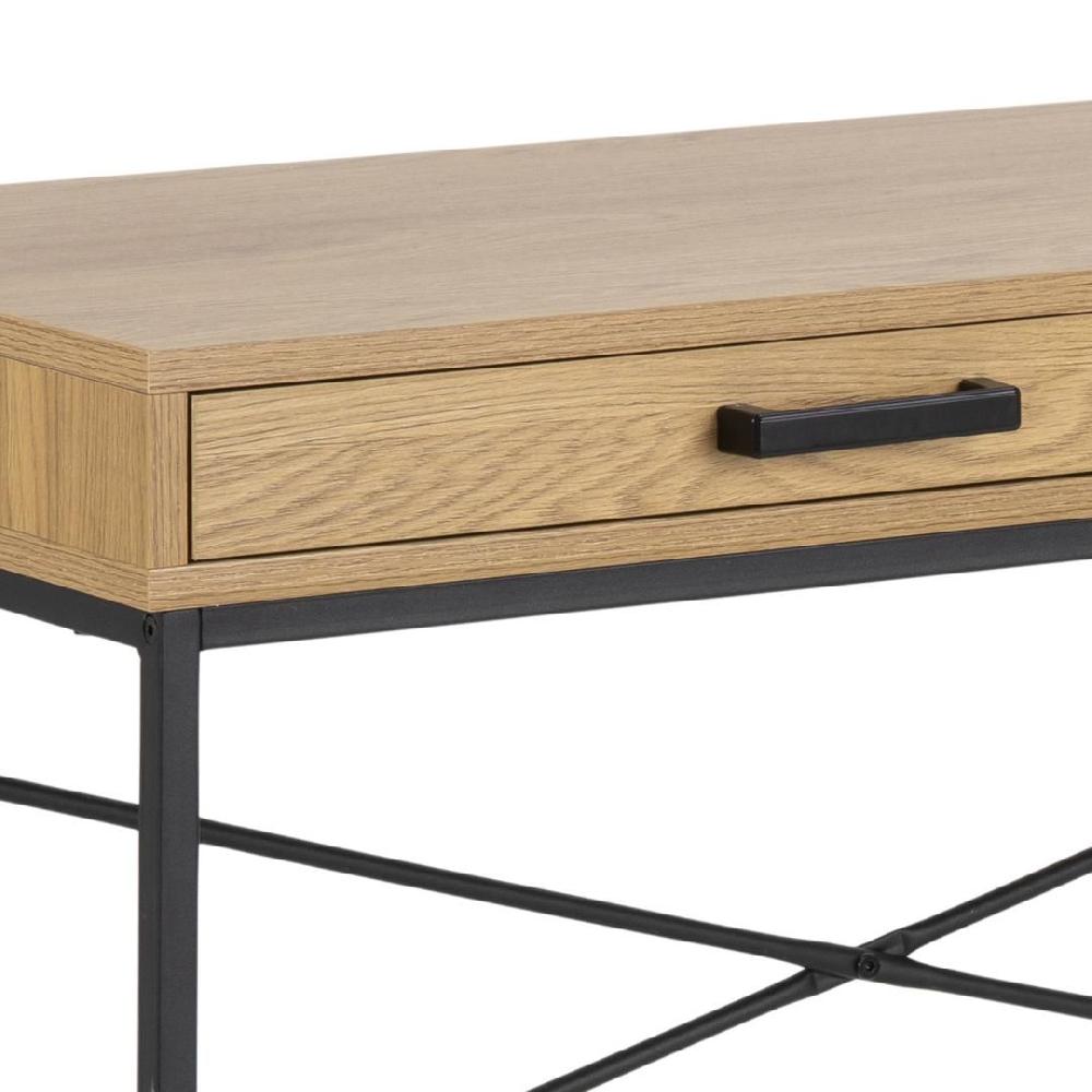 Emob Bureau Dover 110cm - Met Opberglade - Wilde Eik