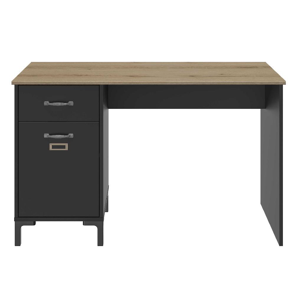 Emob Bureau Manno 120cm Industrieel - Zwart