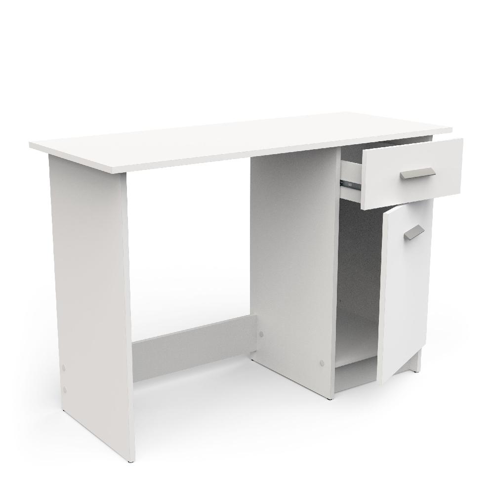 Emob Bureau Osiris - 448x108 40x75 Cm - Wit/spaanplaat