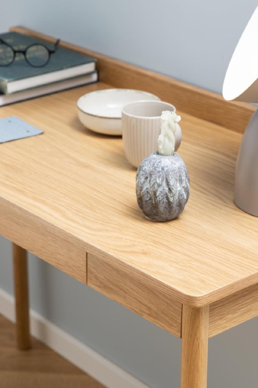 Emob Bureau Paul 110x50x80 Cm - Met Lade - Eikenfineer