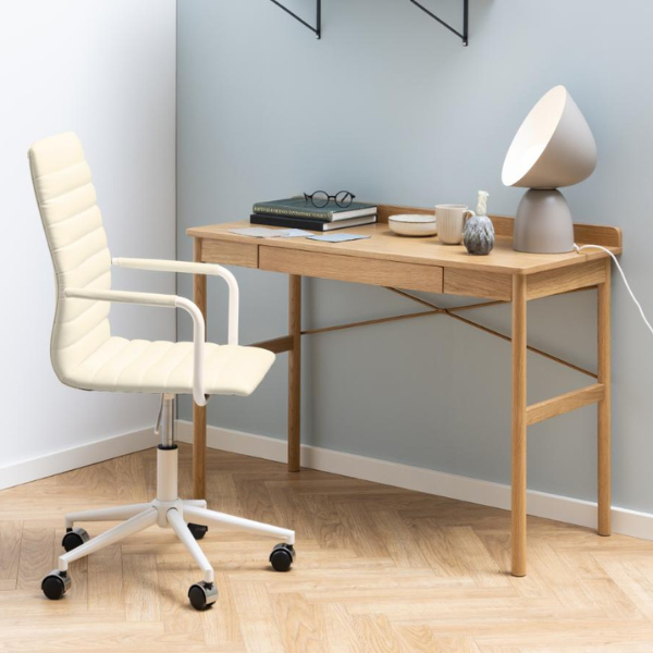 emob Bureau Paul 110x50x80 cm - met lade - eikenfineer