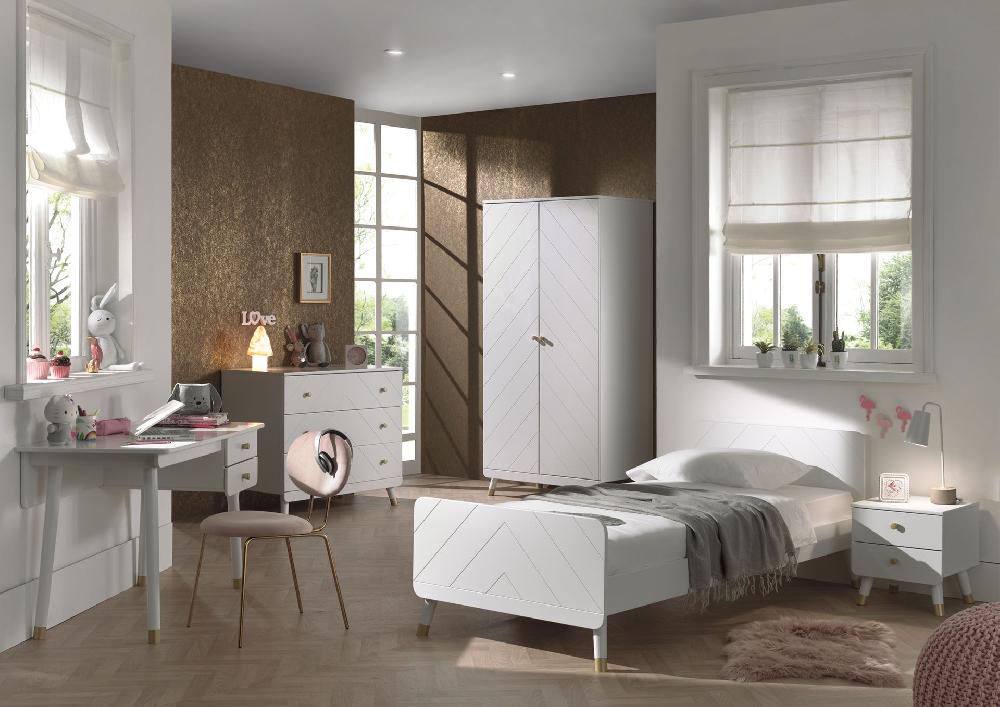 Emob Bureau Voor Kinderen Billy 2 Lades - Wit