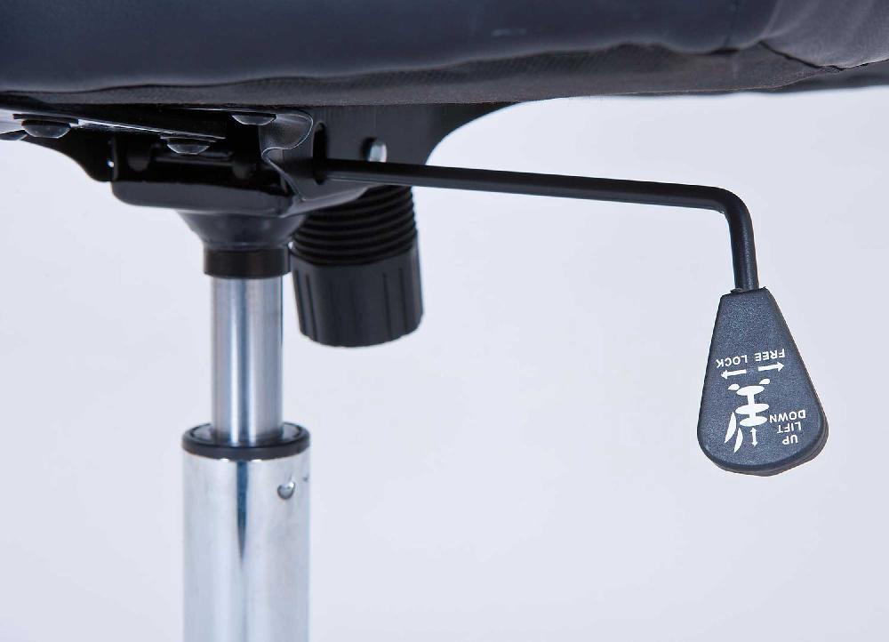 Emob Bureaustoel Alessia Kunstleer - Zwart