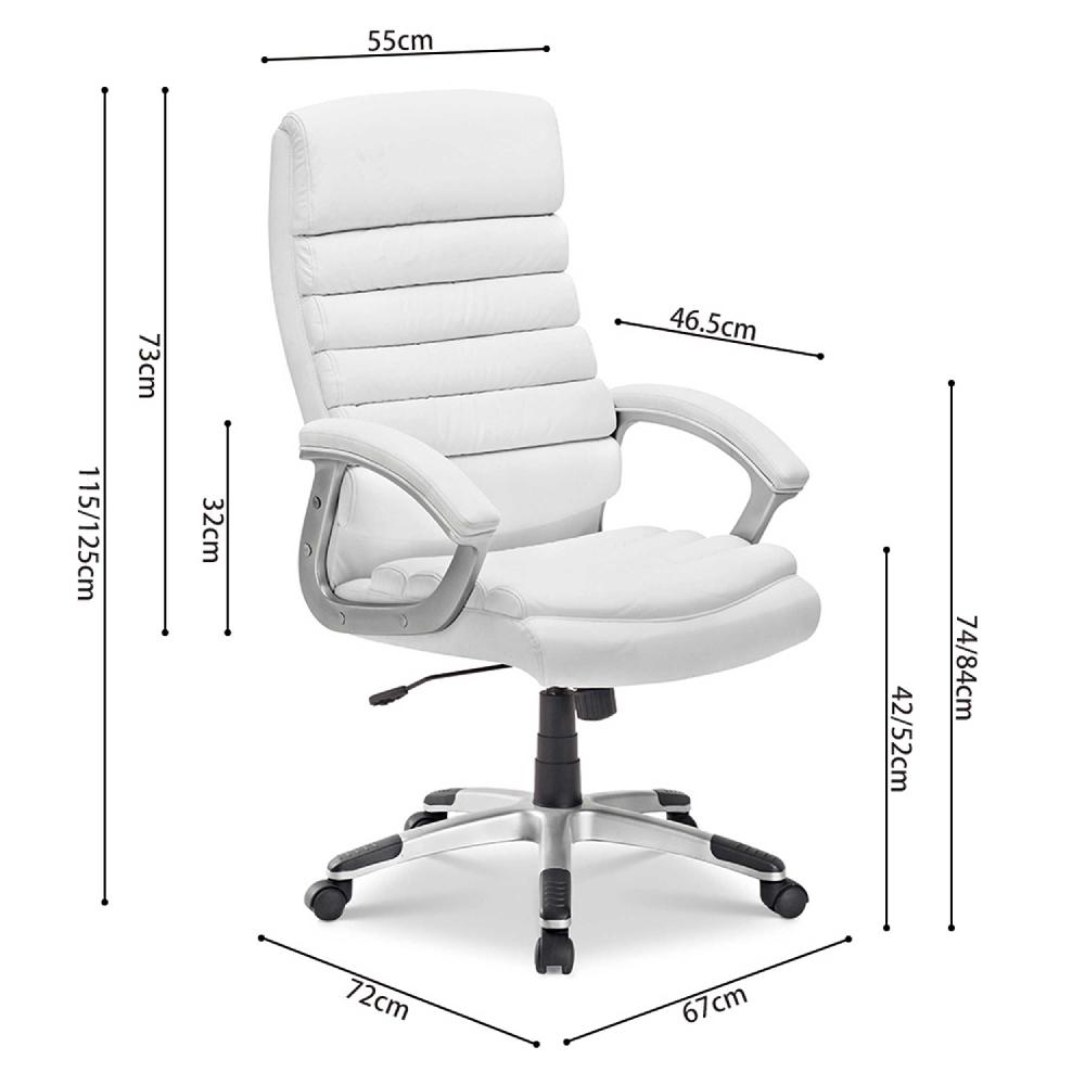 Emob Bureaustoel Kennedy - Wit