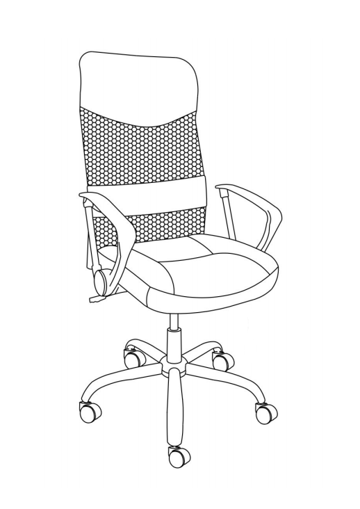 Emob Bureaustoel Max - Zwart