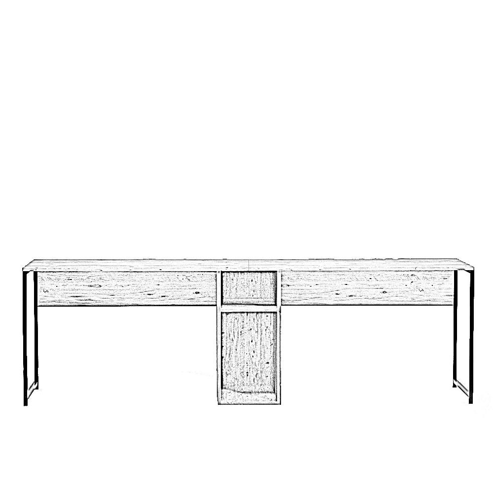 Emob Bureautafel Woody Fashion