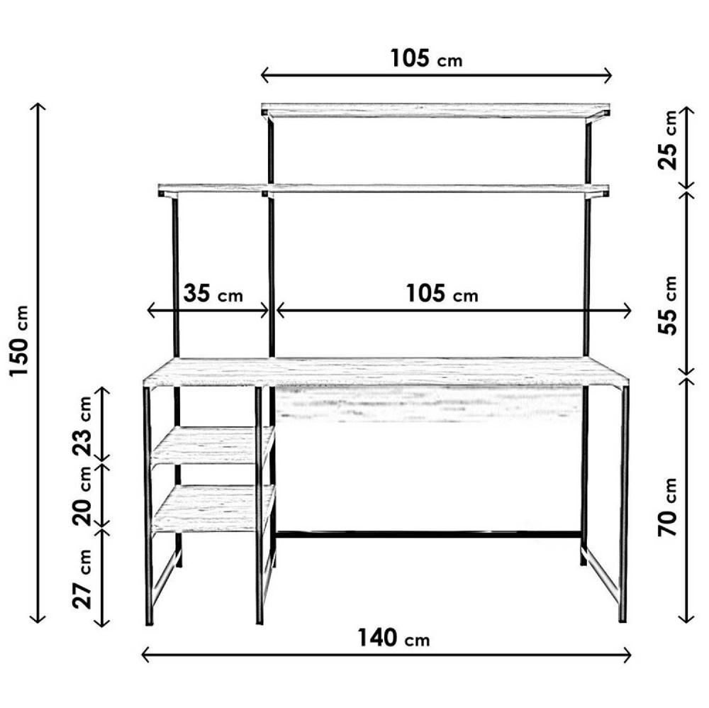 Emob Bureautafel Woody Fashion