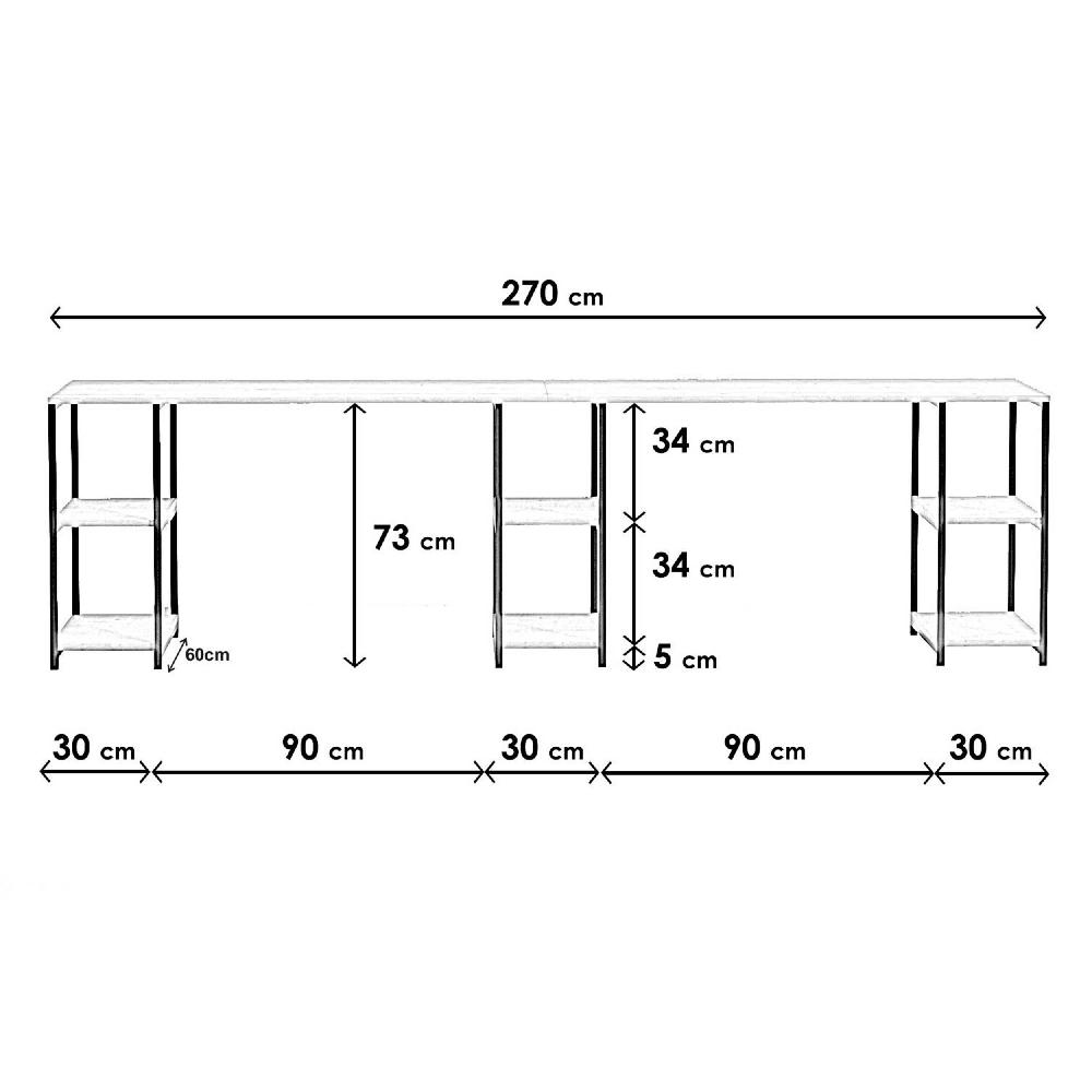 Emob Bureautafel Woody Fashion