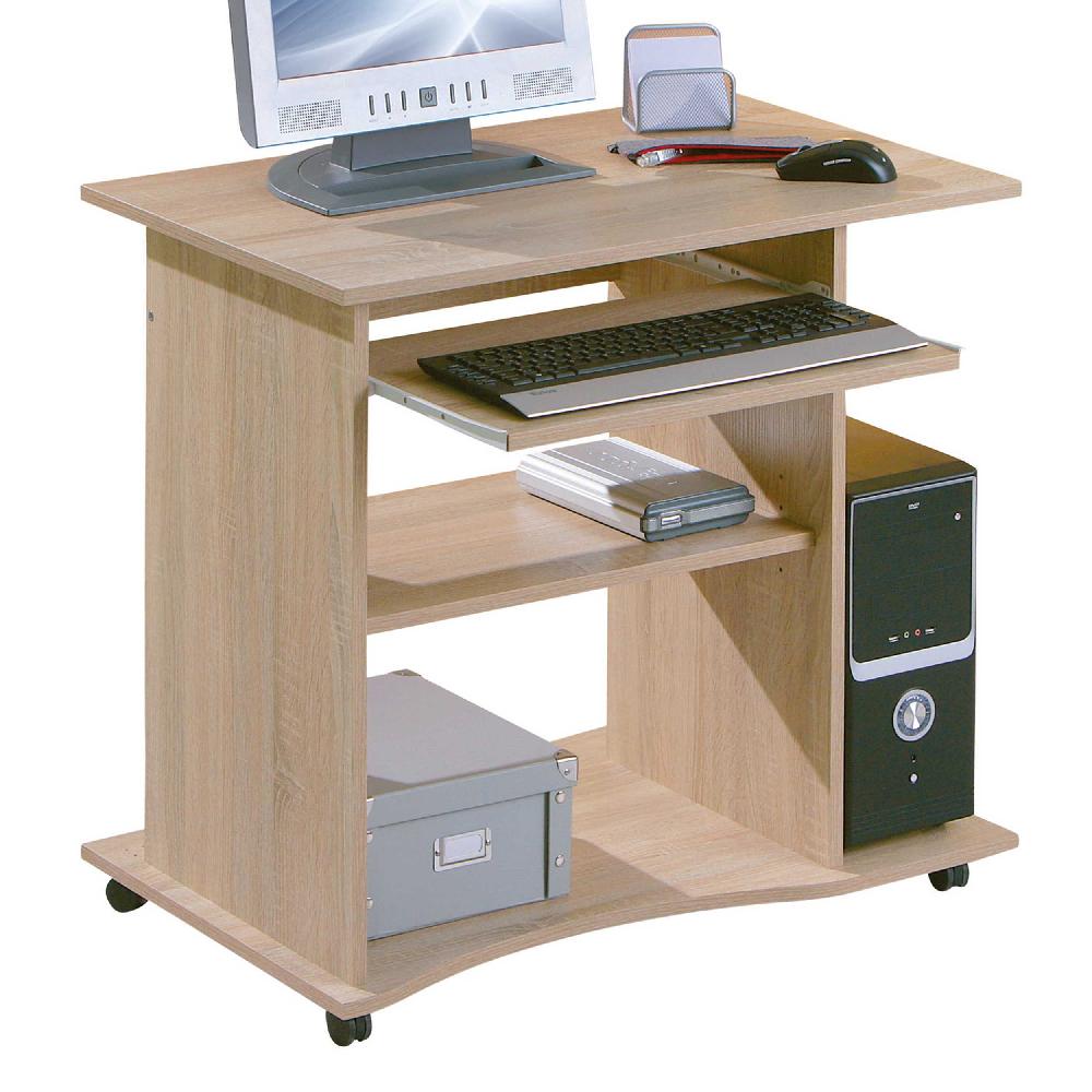 Emob Computertafel Op Wielen Adda - Eik