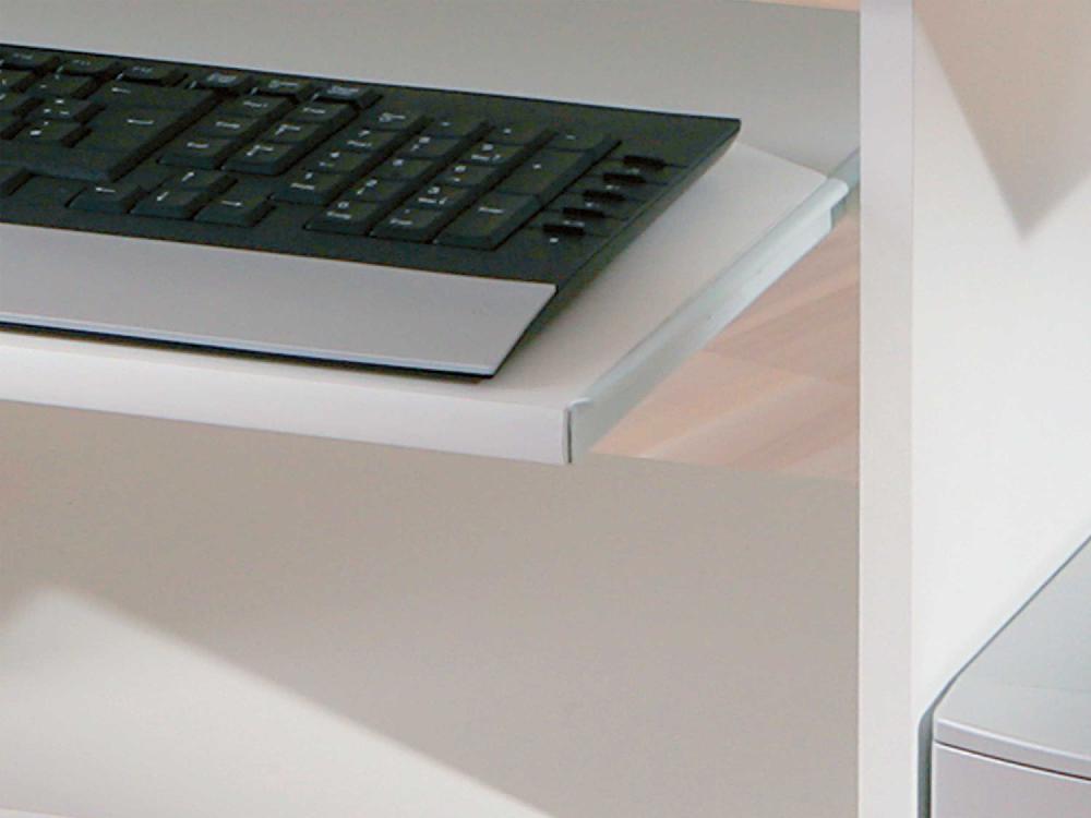 Emob Computertafel Op Wielen Adda - Wit