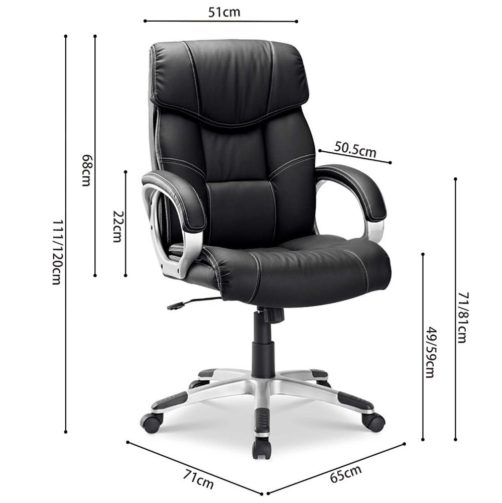Emob Directiestoel Dali - Zwart