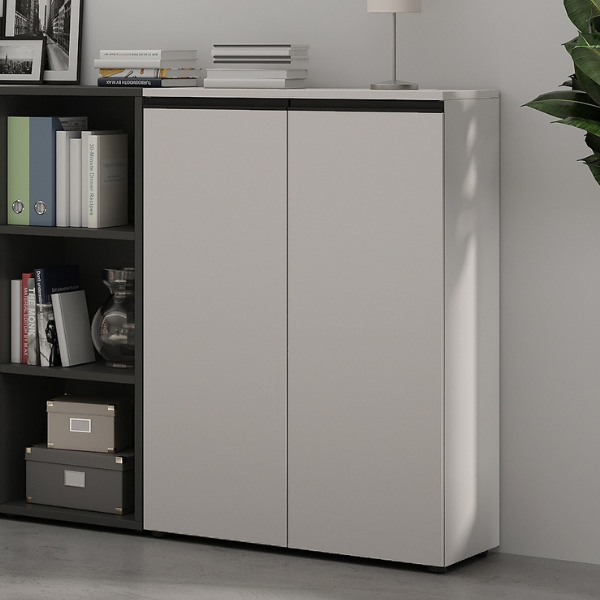 emob Dossierkast Bogdan - 2 deuren - beige