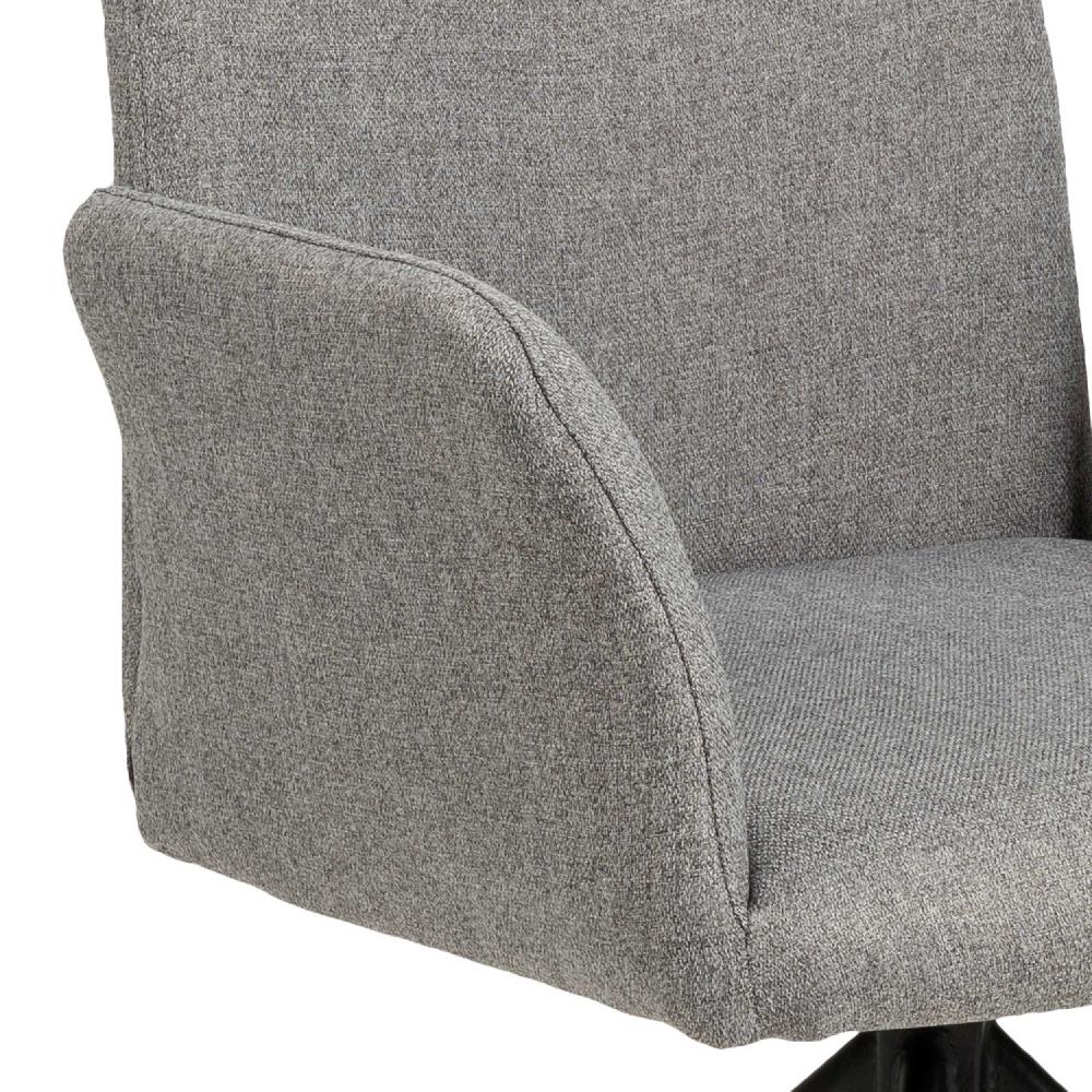 Emob Draaistoel Robert - Lichtgrijs/zwart