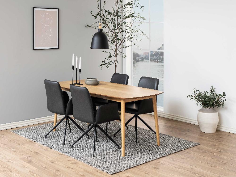 Emob Draaistoel Robert - Zwart