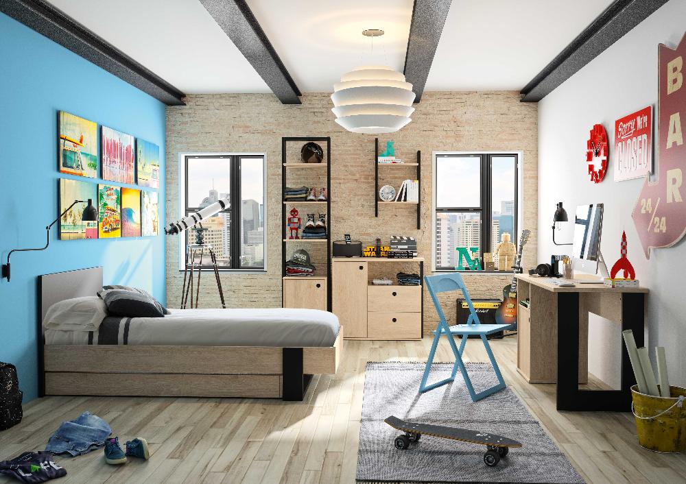 Emob Eenpersoonsbed Dean 90x190